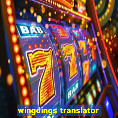 wingdings translator